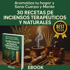 Imagen de portada para Ebook 30 Recetas de Inciensos Terapéuticos y Naturales : Aromatiza tu Hogar y Sana Cuerpo y Mente