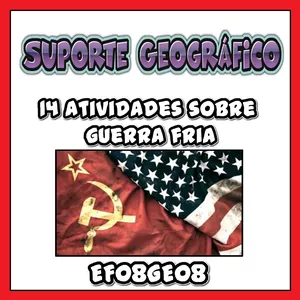 Imagem de capa para o Ebook Caderno 14 Atividades sobre a Guerra Fria 