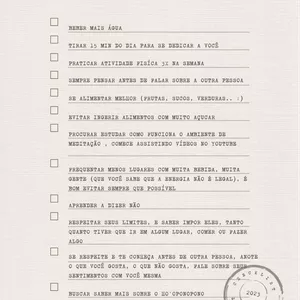 Imagem de capa para o Curso online CHECKLIST AUTOCUIDADO 