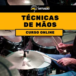 Imagem de capa para o Curso online Batuque! Online - Técnicas de Mãos