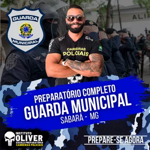 Imagem de capa para o Curso online 👮‍♂️ Preparatório Completo GUARDA MUNICIPAL de SABARÁ - MG 👮‍♂️ GCM - Instituto Óliver