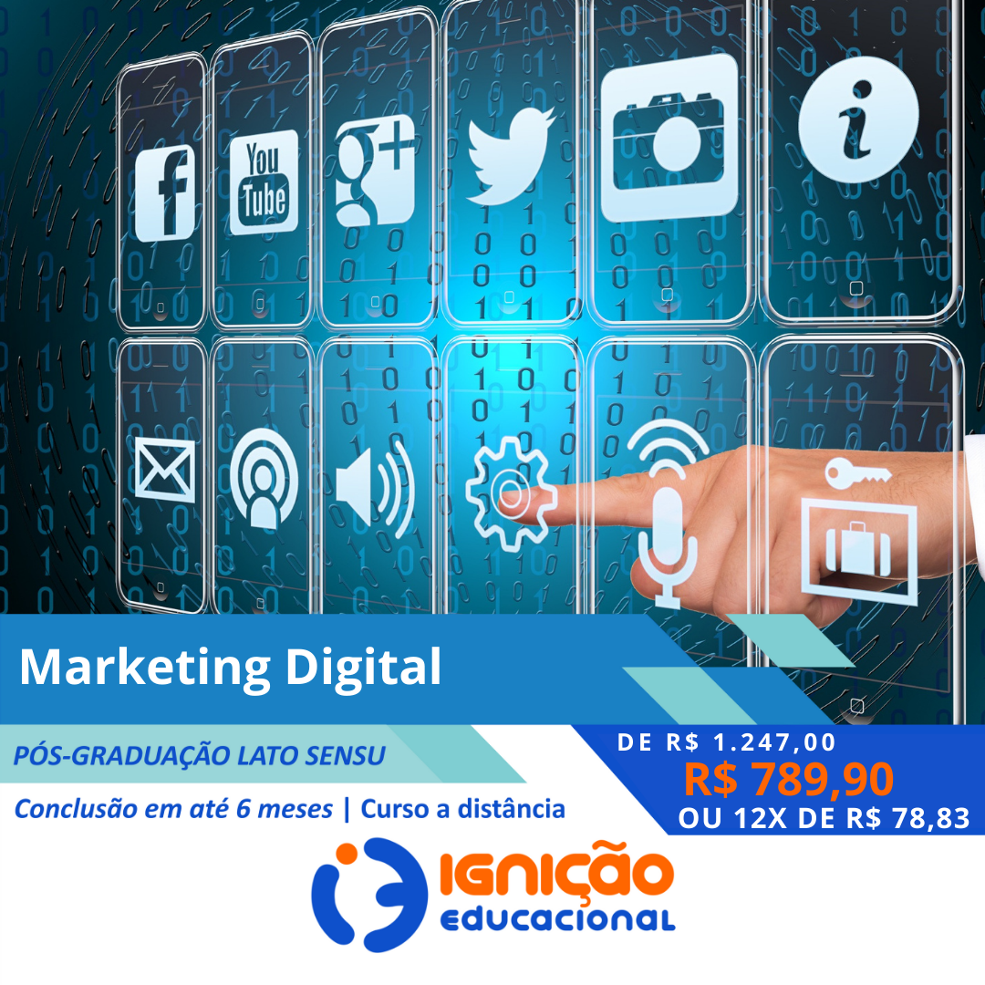 Imagem do curso Pós-Graduação em Marketing Digital