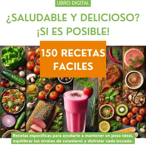 Imagen de portada para Curso online ¿Saludable y Delicioso? ¡Si se puede! . 150 Recetas Fáciles.