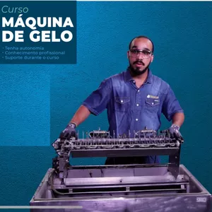 Imagem de capa para o Curso online Treinamento de Máquina de Gelo em cubo Everest  Curso On-line