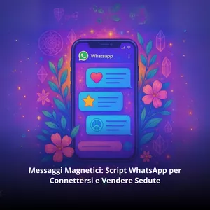 Cover image for Online course Messaggi Magnetici: Script WhatsApp per Connettersi e Vendere Sedute