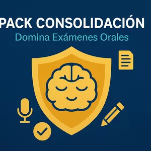 Imagen de portada para Curso online Pack Consolidación: Domina Exámenes Orales