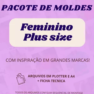 Imagem do curso Pacote de Molde Plus Size 1