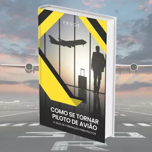 Imagem de capa para o Ebook COMO SE TORNAR PILOTO DE AVIÃO