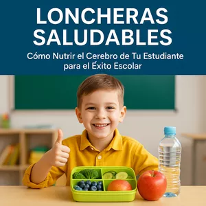 Imagen de portada para Ebook Lonchera Saludables "Como Nutrir el Cerebro de Tu Estudiante Para el Exito Escolar