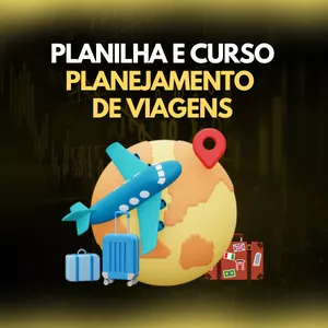 Imagem de capa para o Curso online PLANILHA DE PLANEJAMENTO DE VIAGENS