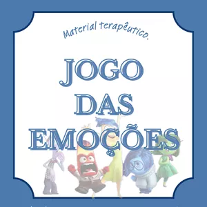 Imagem de capa para o Ebook Material terapêutico- jogo das emoções 