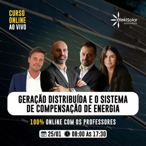 Imagem do curso Curso Geração Distribuída e o Sistema de Compensação de Energia