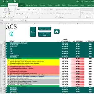 Imagem de capa para o Curso online Planilha evolutiva construção Civil