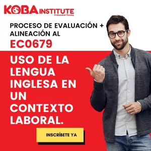 Cover image for Online course EC0679 Uso de la lengua inglesa en un contexto laboral. Proceso de evaluación + alineación.