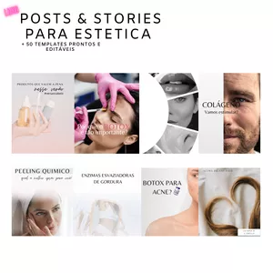 Imagem de capa para o Ebook Pack luxo editável para profissionais da saúde estetica