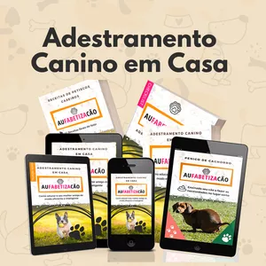 Imagem de capa para o Ebook Método Aufabetizacão - Adestramento Canino em Casa