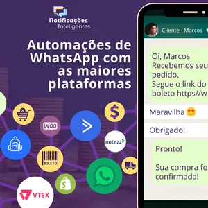 Imagem de capa para o Curso online Notificações Inteligentes - Automações de WhatsApp