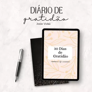 Imagem de capa para o Ebook Diário de Gratidão - 30 dias de gratidão 