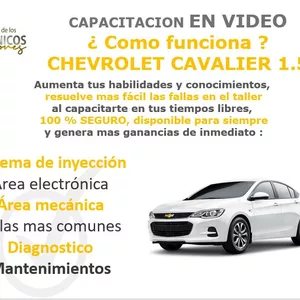 Imagen de portada para Curso online ¿Como funciona? CHEVROLET CAVALIER 1.5