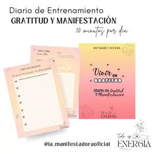 Imagen de portada para Ebook Vivir en Gratitud - Diario de Manifestación Expansiva + 5 bonos