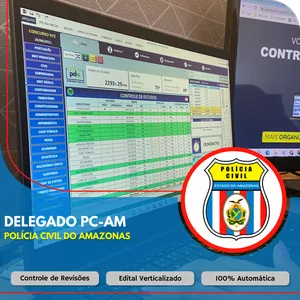 Imagem do curso Planilha do Aprovado - PC-AM - Delegado
