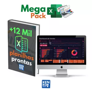 Imagem de capa para o Curso online 12 MIL PLANILHAS PRONTAS PARA EXCEL