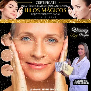 Imagen de portada para Curso online Certificación Técnica en Hilos Mágicos para el rejuvenecimiento facial