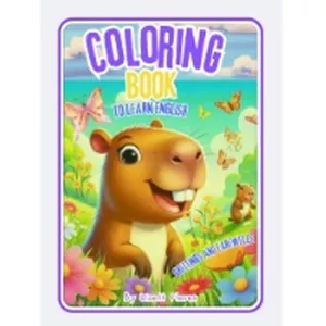 Imagen de portada para Ebook Coloring book para aprender inglés 