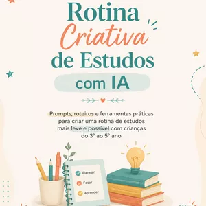 Imagem de Rotina Criativa de Estudos com IA criado por Papo da Raposa na hotmart