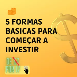 Imagem de capa para o Ebook Como Começar a Investir com Pouco Dinheiro: 5 Dicas Essenciais