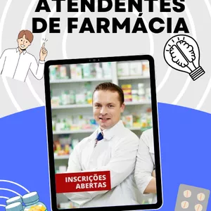 Imagem de capa para o Ebook Curso de formação para atendentes de farmácia
