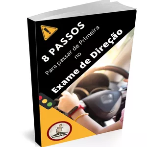Imagem de capa para o Ebook Exame de Direção ( Aprovação em 8 passos )