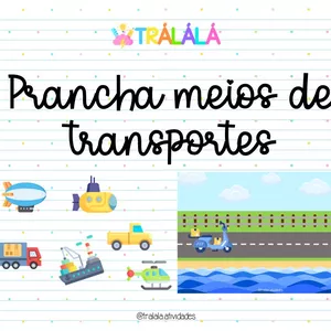 Imagem de capa para o Curso online Prancha meios de transporte