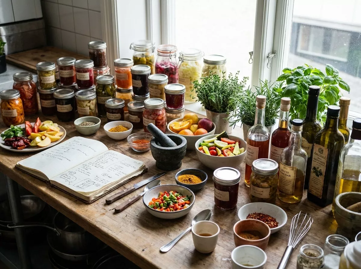 Bancada de desenvolvimento culinário