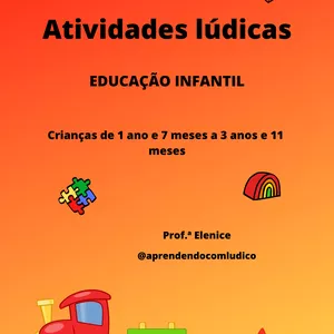 Imagem de capa para o Ebook Atividades Lúdicas- Educação Infantil