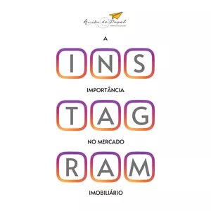 Imagem de capa para o Ebook Instagram: A Importância no Mercado Imobiliário