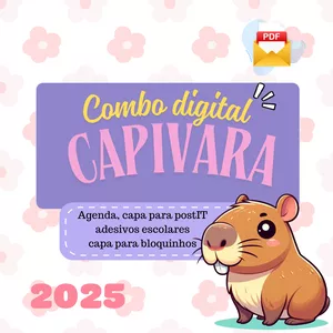 Imagem de capa para o Ebook  Kit Capivara digital | PDF 2025