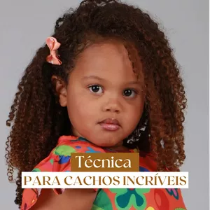 Imagem de capa para o Ebook Técnicas para cachos incríveis