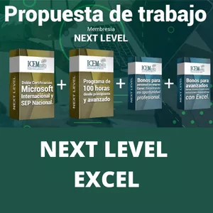 Imagen de portada para Curso online Membresía Next Level Excel
