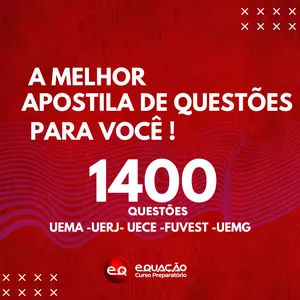 Imagem de capa para o Ebook Apostila 1400 Questões Uema