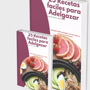Imagen de portada para Ebook 25 Recetas faciles para Adelgazar.