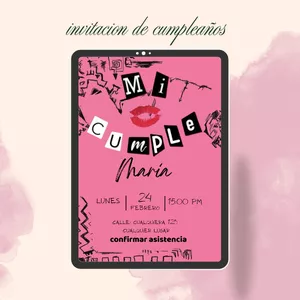 Imagen de portada para Ebook invitación de chicas pesadas mean girls