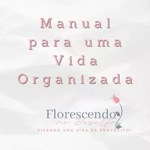 Imagem de capa para o Ebook Manual da Vida Organizada 