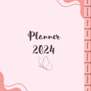 Imagem de capa para o Ebook Planner Digital 2024