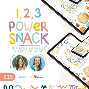Imagen de portada para Ebook 1,2,3 Power Snack - Meriendas saludables para niños y adolescentes