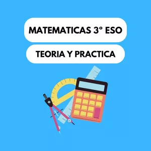 Imagen de portada para Ebook Matemáticas 3º ESO  Teoría y Práctica