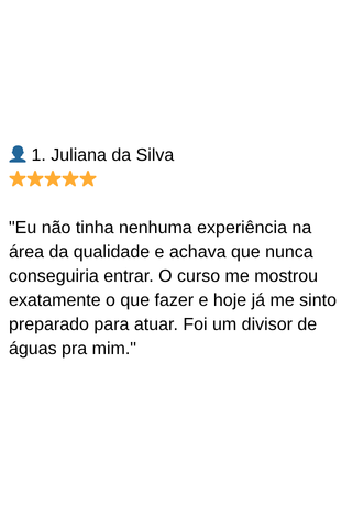 FORMAÇÃO ANALISTA DA QUALIDADE  — imagem 3