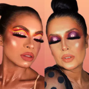 Curso de maquiagem Flávia Makes - Pálpebra luz + cut crease