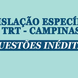 Imagem de capa para o Ebook Concurso TRT Campinas - 400 Questões Inéditas