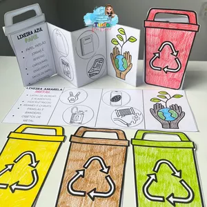 Imagem de capa para o Ebook MINI LIVRO DA RECICLAGEM